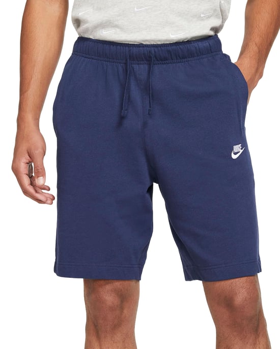 Nike pantalones cortos azules con bolsillos Swoosh - Image 1