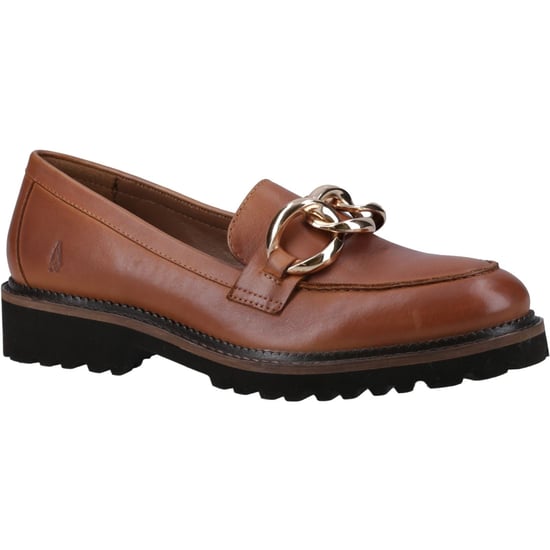 Hush Puppies Gianna Leather Women's Tan Loafers - Image 1