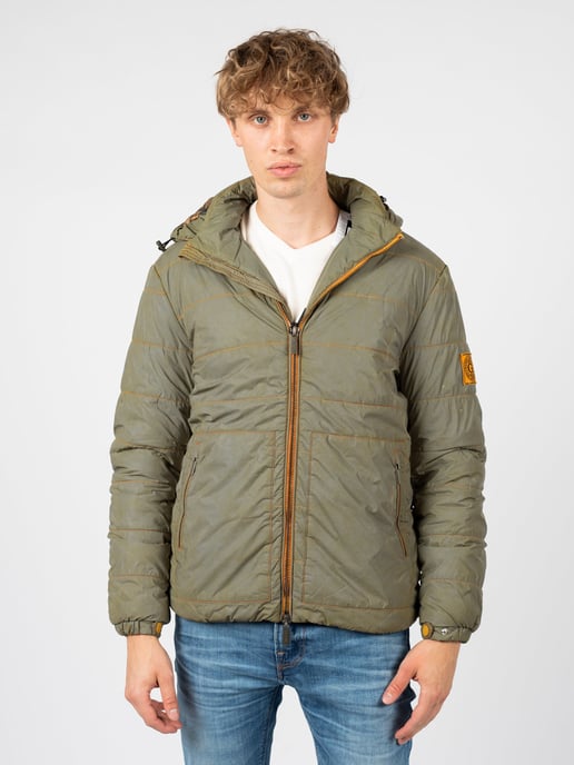 Guess Chaqueta del hombre amarillo, verde - Image 3