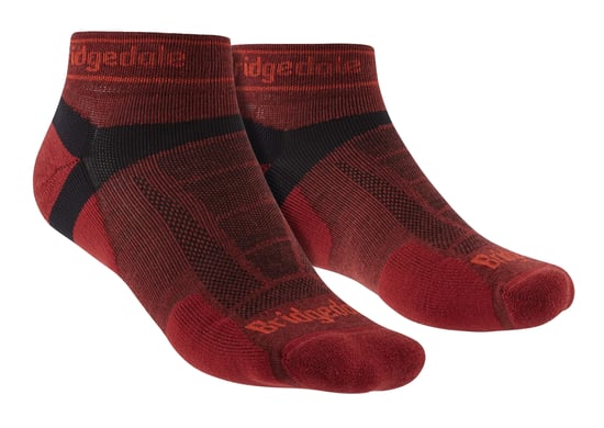 Bridgedale - Calcetines Bajos Ultraligeros Merino para Hombre - Rojo - Image 1