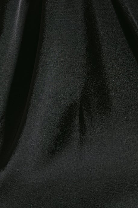 Satin One Shoulder Asymmetric Flare Sleeve Mini Dress - Image 5