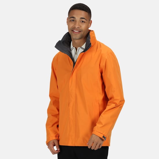 Regatta Mens Standout Ardmore Jacket (Waterproof & Windproof) (Sun Orange/Seal Grey)