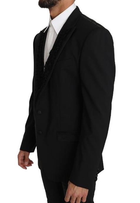 Blazer Torrero MARTINI de Lana Negra para Hombre de Dolce & Gabbana - Image 4