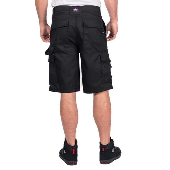 Lee Cooper Mens Classic Cargo Shorts (Black) - Image 2