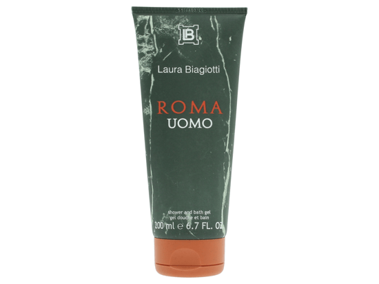 Laura Biagiotti Roma Uomo Shower Gel Unboxed 200ml - Image 1