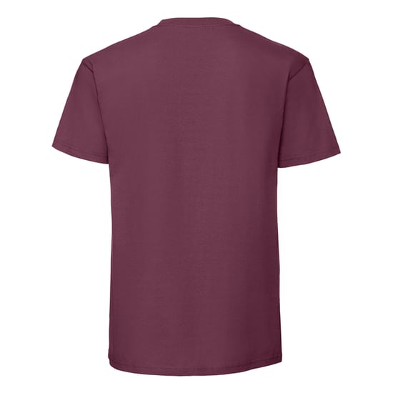 Fruit of the Loom Mens Iconic Premium Ringspun Cotton T-Shirt (Burgundy) - Image 2