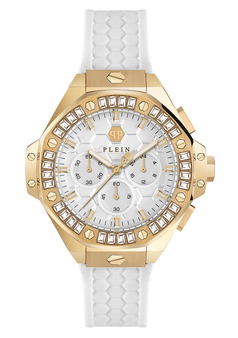 Philipp Plein Plein Chrono Royal Unisex's White Watch PWPSA0624 - Image 1