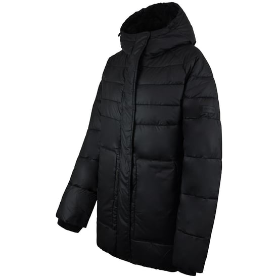 Hunter Intrepid Womens Black Mid Puffer Coat - Image 1