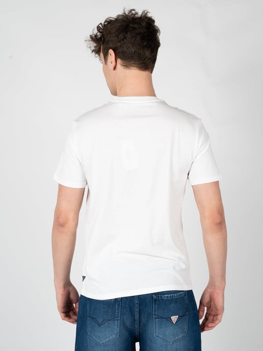 Guess T-Shirt LA Logo del hombre Blanco - Image 4