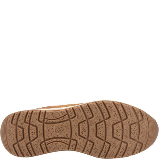 Hush Puppies Mens Joseph Nubuck Trainers (Tan/Beige) - Image 3