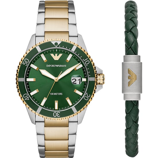 Emporio Armani Diver Men's Multicolour Watch AR80063SET - Image 1
