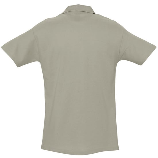 SOLS Mens Spring II Short Sleeve Heavyweight Polo Shirt (Khaki) - Image 2
