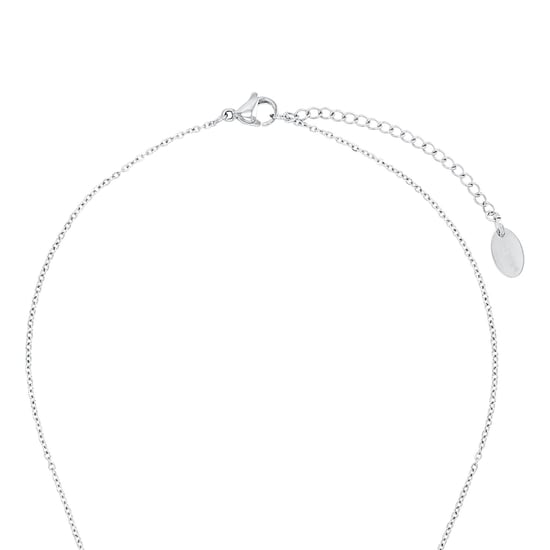 Amor chain with pendant Unisex necklace by amor, letter U, Letter, stainless steel yellow gold plated