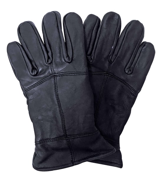Mens 3M Thinsulate 40 gram Thermal Insulated Winter Leather Gloves - Image 1