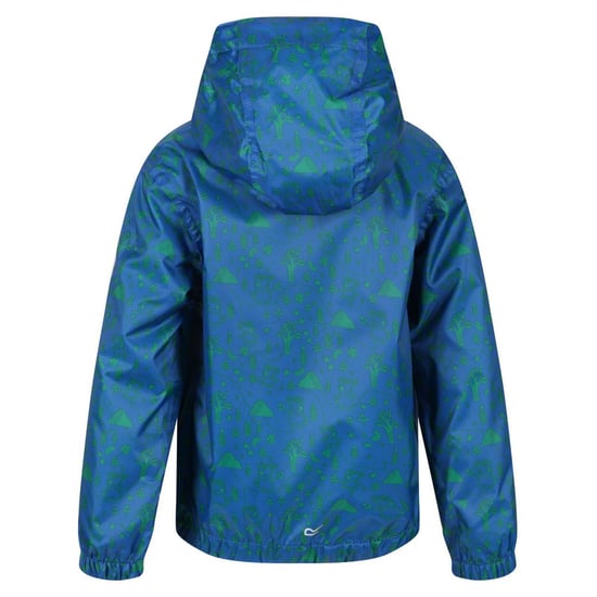Regatta Childrens/Kids Muddy Puddle Peppa Pig Hooded Waterproof Jacket (Oxford Blue) - Image 2