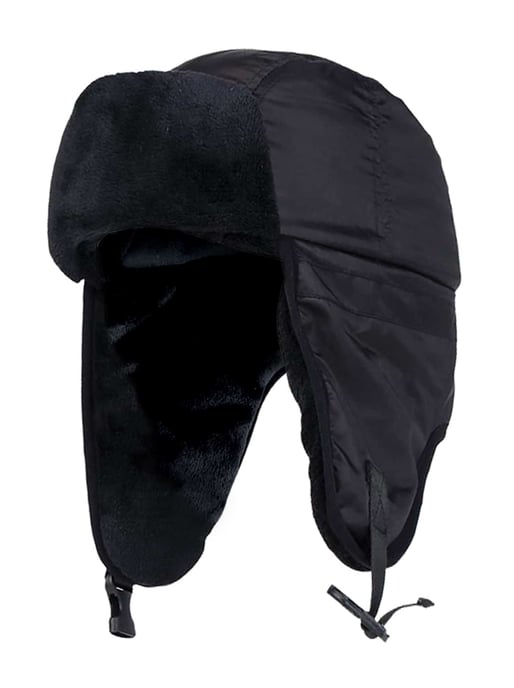 Hombre impermeable forro polar térmico de invierno Trooper Trapper Hat - Image 1