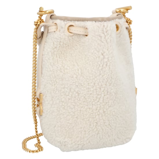Chloé Marcie Micro Bucket Bag Beige - Image 2