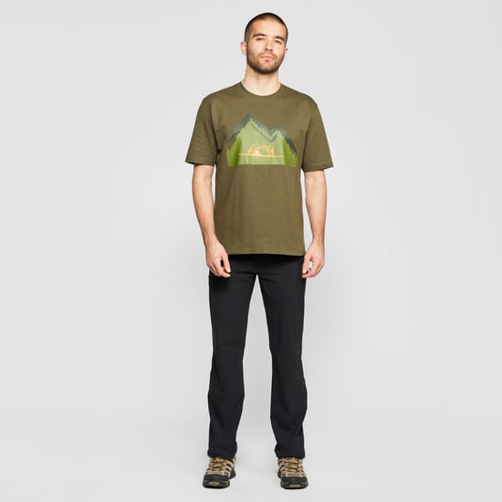 Peter Storm Men's Mountain Tent Short Sleeve T-Shirt made with 100% Cotton, Casual Tee