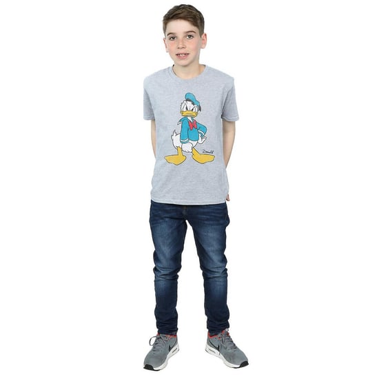 Disney Boys Angry Donald Duck T-Shirt (Sports Grey)