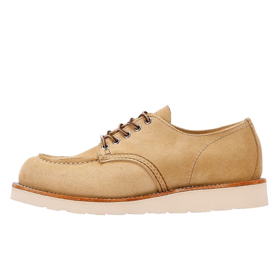 Red Wing Shoes Shop Moc Oxford 8092 Men's Beige Hawthorne Prairie Shoes - Image 5