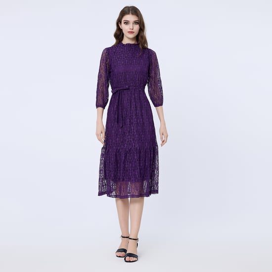 Fit-and-flare lace dress - Image 2