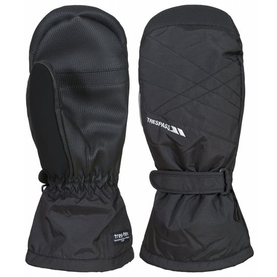 Trespass Mens Ikeda II Ski Mitt Gloves (Black)