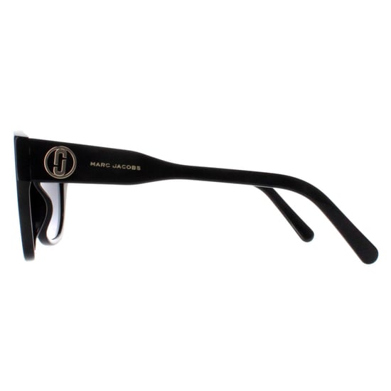 Marc Jacobs Cat Eye Womens Shiny Black Dark Grey Gradient MARC 732/S