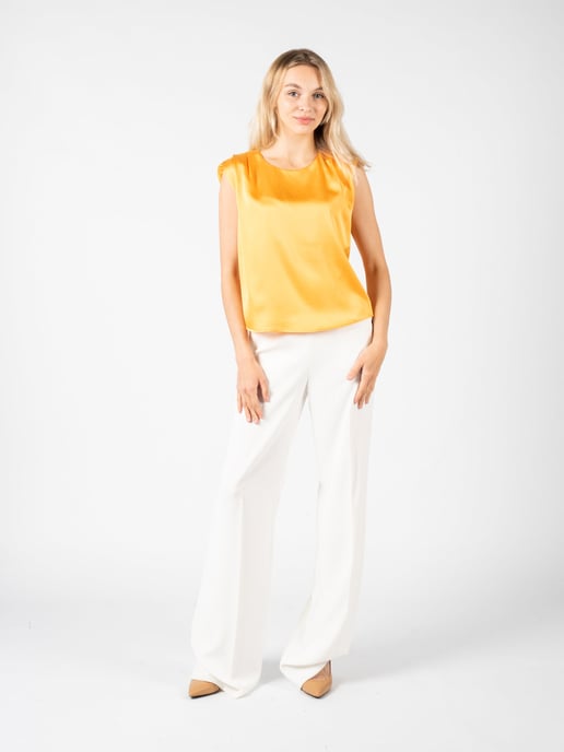 Pinko Blusa Barry de mujer naranja - Image 2