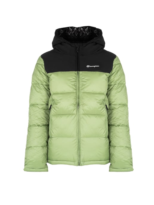 Champion Chaqueta del hombre negro, verde - Image 1