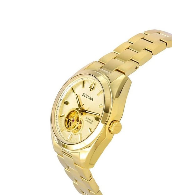 Bulova Surveyor Men's Gold Watch 97A182 - Image 3