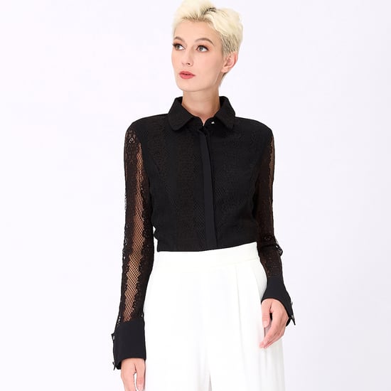 Long sleeves lace tailor shirt - Image 1