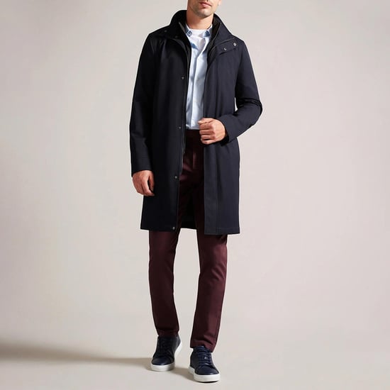 Abrigo de Cuello Alto Erolson de Ted Baker para Hombre en Azul Marino - Image 5