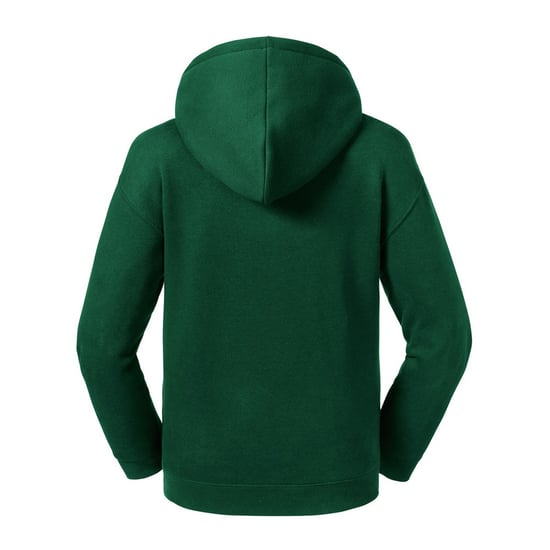 Russell Kids/Childrens Authentic Hooded Sweatshirt (Bottle Green) - Image 2