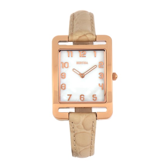 Reloj de cuero MOP suizo Bertha Marisol - Image 1
