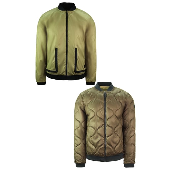 Under Armour ColdGear Loose Reversible Mens Brown Bomber Jacket 1306450 254