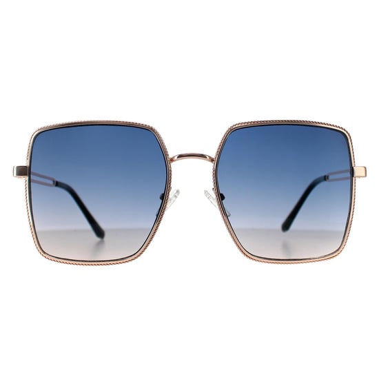 Gafas de sol Guess GF0419 28W oro rosa brillante degradado azul - Image 1