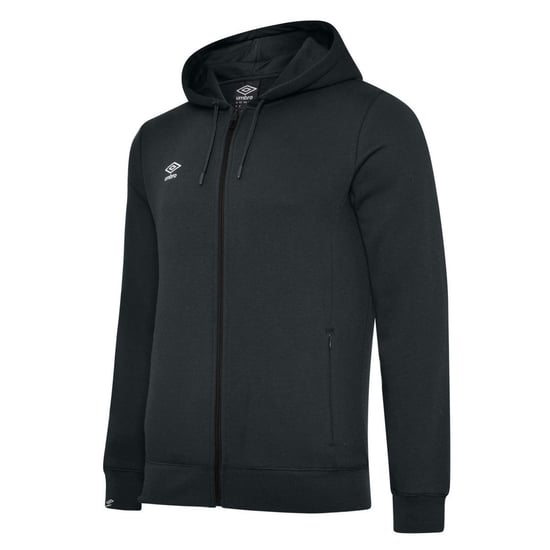 Umbro Mens Club Leisure Hoodie (Black/White)