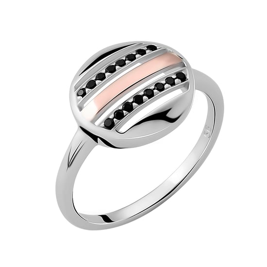 Orphelia Women's 925 Sterling Silver Ring - Silver/Rose ZR-7501 - Image 4