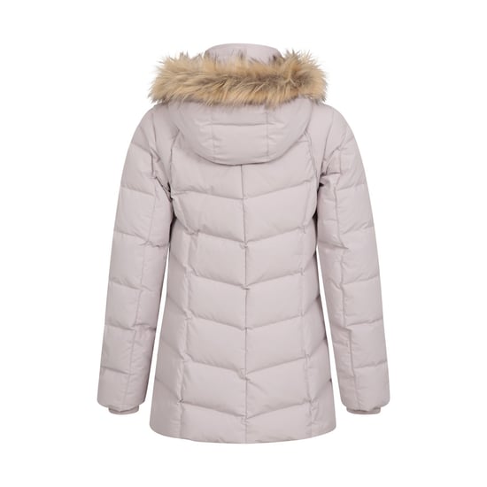 Mountain Warehouse Womens/Ladies Isla II Long Down Jacket (Light Beige) - Image 2