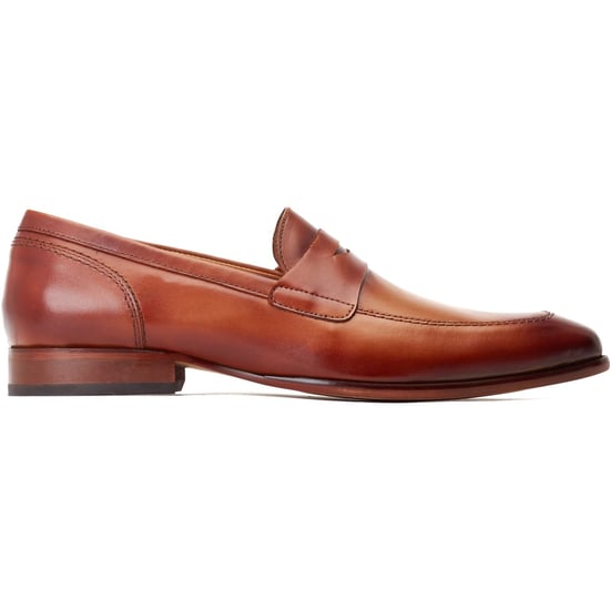 Base London Bruno Leather Men's Burnt Tan Loafers - Image 5