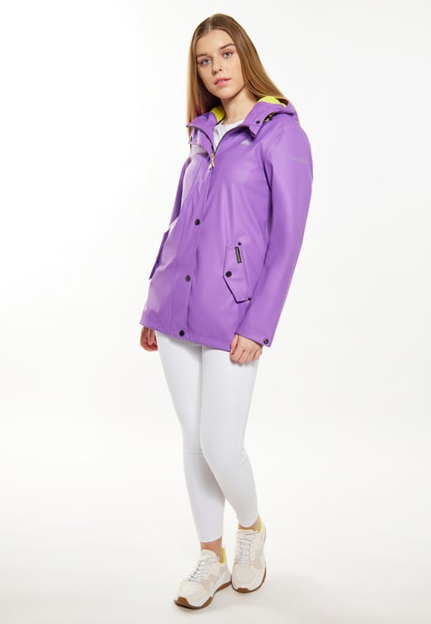 Schmuddelwedda rain jacket women purple - Image 2