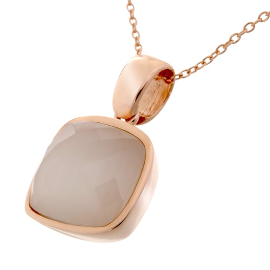 Orphelia 'Isabella' Women's 925 Sterling Silver Chain with Pendant - Rose ZH-7198/CR - Image 3