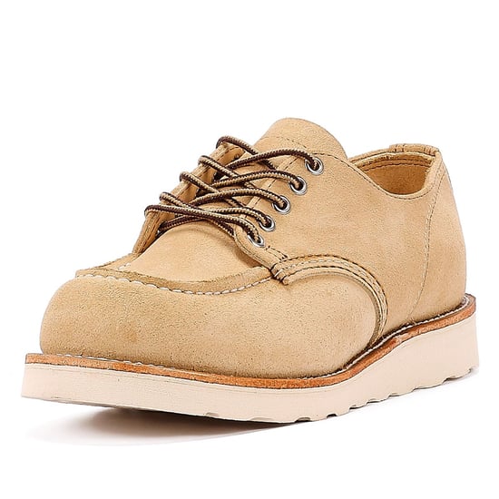 Red Wing Shoes Shop Moc Oxford 8092 Men's Beige Hawthorne Prairie Shoes - Image 3