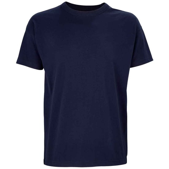 SOLS Mens Boxy Organic Oversized T-Shirt (French Navy) - Image 1