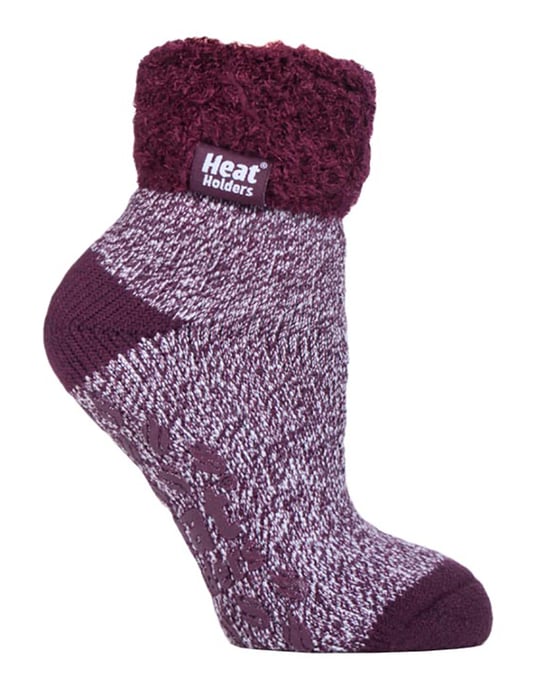 Calcetines Térmicos Antideslizantes de Corte Bajo con Agarres para Mujer - Image 1