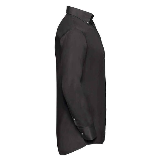 Russell Collection Mens Ultimate Long-Sleeved Formal Shirt (Black) - Image 3