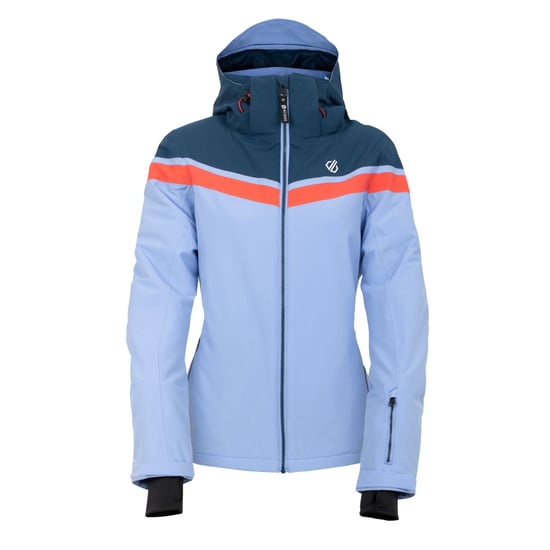 Dare 2B Womens/Ladies Flurry Ski Jacket (Hydrangea Blue/Red Sky) - Image 1