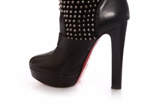 Black leather platform boots - Image 6