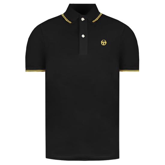 Sergio Tacchini Iconic Polo negro para hombre - Image 1