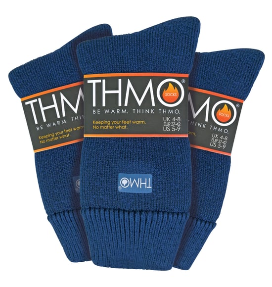 THMO - 3 Pack Multipack Calcetines gruesos de invierno para mujer con parte superior de confort - Image 1